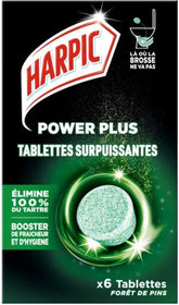 HARPIC Power Plus Power Plus Pine Forest Cleaner Toilet tablets box of 6 tablets